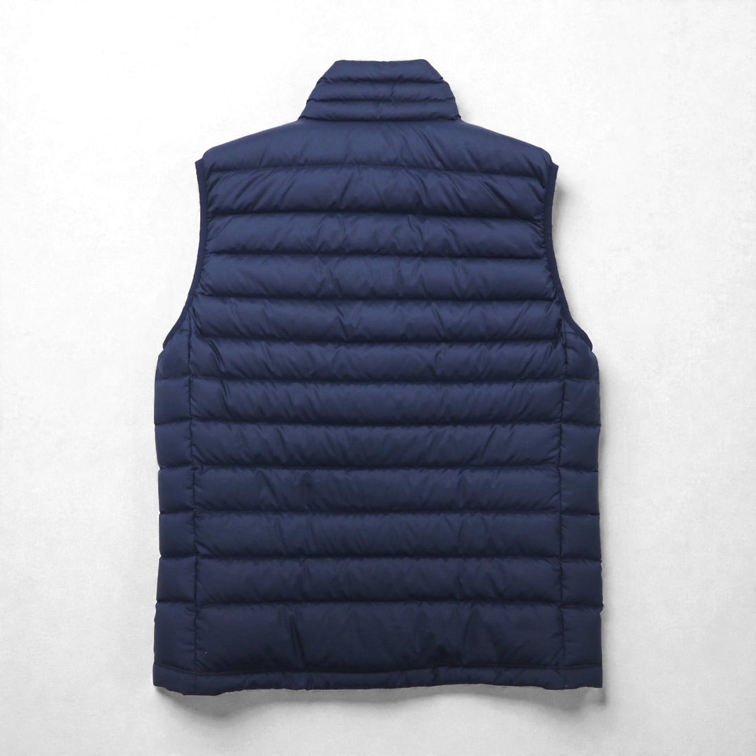 Patagonia ダウン セーター ベスト S ネイビー グースダウン 84622 フルジップ ハイネック