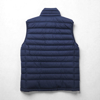 Patagonia ダウン セーター ベスト S ネイビー グースダウン 84622 フルジップ ハイネック