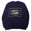 日本然リトテ-古着オンライン-ARS イタリア製 マリン刺繍 スウェット XL ネイビー コットン 裏起毛 Ocean Majesty-ARS Italian MADE Marine Embroidery Sweatshirt XL Navy Cotton Brushed Lining Ocean Majesty