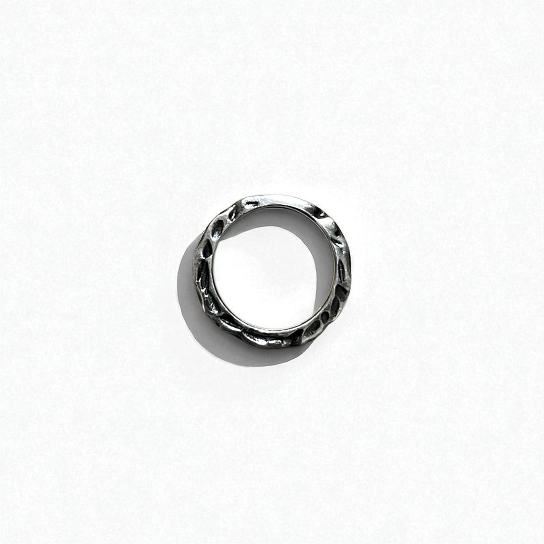 Vintage Silver Ring Hammered Texture ハンマーワーク 槌目 リング 指輪 13号 シルバー 925