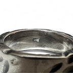 Vintage Silver Ring Hammered Texture ハンマーワーク 槌目 リング 指輪 13号 シルバー 925
