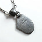 Vintage White Turquoise Necklace, Indian Jewelry, White Turquoise, Hopi Chain Necklace, Sterling Silver, Hallmark M Stamp