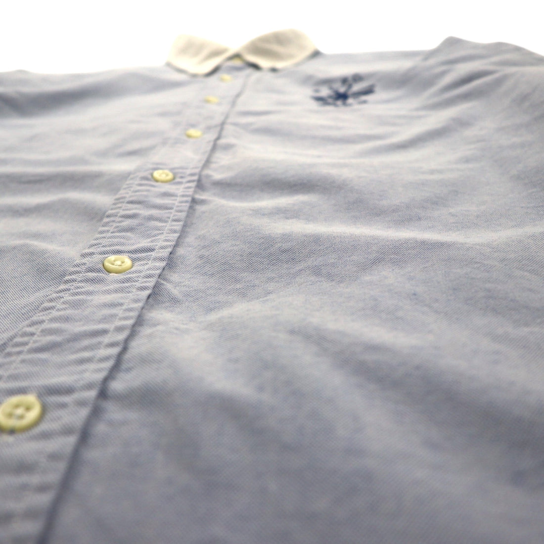 Ralph Lauren 90s RLPC Oxford Button-Down Shirt, Size L, Blue, 1932-34-35, NY, with One-Point Embroidery