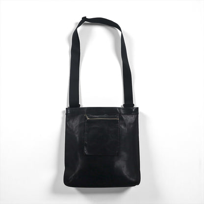 PORTER ( 吉田カバン ) 日本製 オールレザー ショルダーバッグ サコッシュ ブラック レザー クロスボディ