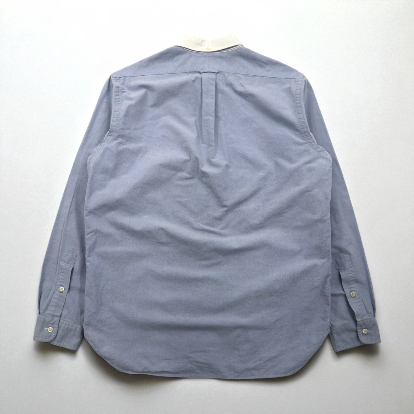 Ralph Lauren 90年代 R.L.P.C. オックスフォード ボタンダウンシャツ L ブルー 1932-34-35 N.Y. ワンポイント刺繍