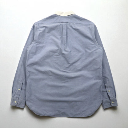 Ralph Lauren 90年代 R.L.P.C. オックスフォード ボタンダウンシャツ L ブルー 1932-34-35 N.Y. ワンポイント刺繍