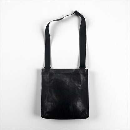 PORTER ( 吉田カバン ) 日本製 オールレザー ショルダーバッグ サコッシュ ブラック レザー クロスボディ