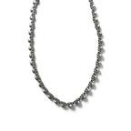 Vintage Silver Necklace ティアドロップ 2WAY ネックレス 2連 ブレスレット PT100 SV シルバー プラチナ