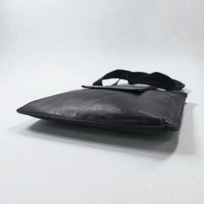 PORTER ( 吉田カバン ) 日本製 オールレザー ショルダーバッグ サコッシュ ブラック レザー クロスボディ