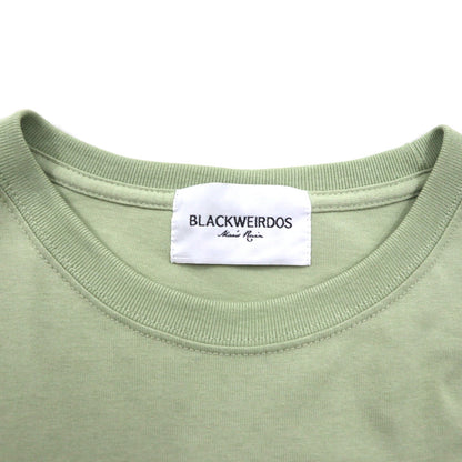 BLACKWEIRDOS プリント DAG Tee Ｔシャツ L グリーン 24SP-T502 日本製