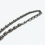 Vintage Silver Necklace ティアドロップ 2WAY ネックレス 2連 ブレスレット PT100 SV シルバー プラチナ