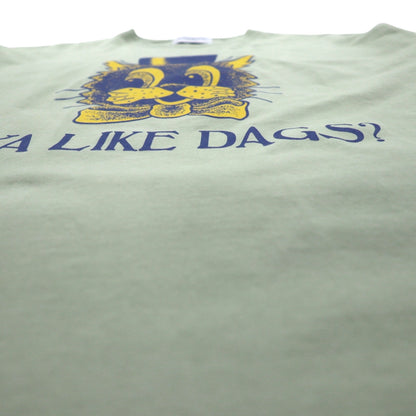 BLACKWEIRDOS プリント DAG Tee Ｔシャツ L グリーン 24SP-T502 日本製