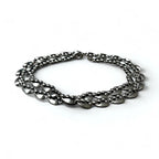 Vintage Silver Necklace ティアドロップ 2WAY ネックレス 2連 ブレスレット PT100 SV シルバー プラチナ
