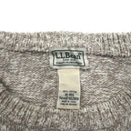 L.L.Bean クルーネック コットン ニット セーター XL ベージュ 502809