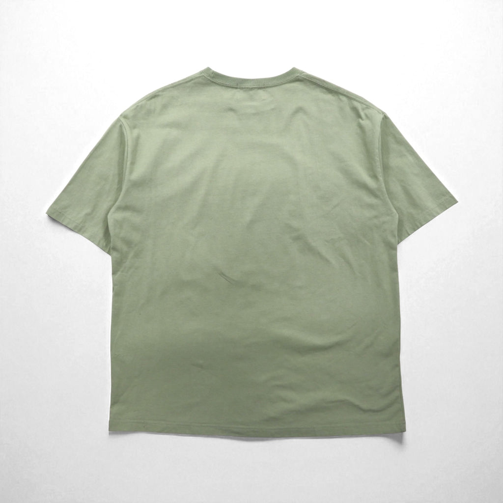 BLACKWEIRDOS Printed DAG Tee, Size L, Green, 24SP-T502, Made in Japan