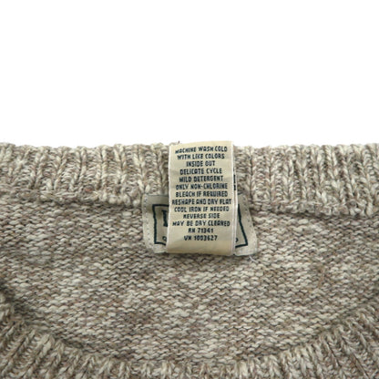 L.L.Bean クルーネック コットン ニット セーター XL ベージュ 502809