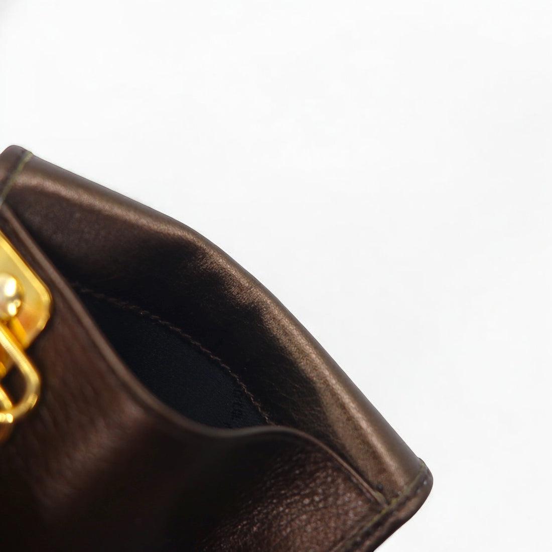 Salvatore Ferragamo Made in Italy 6-ring Gancini pony key case, leopard print, brown AQ-221787