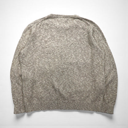 L.L.Bean クルーネック コットン ニット セーター XL ベージュ 502809