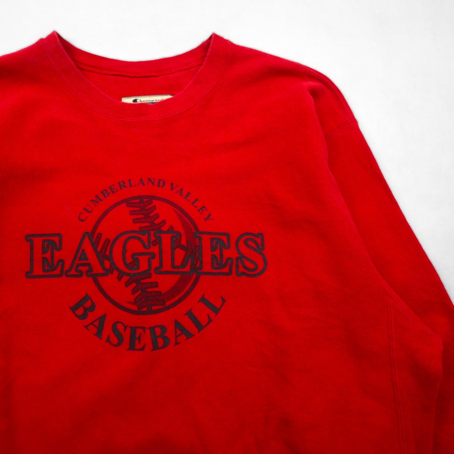 Champion リバースウィーブ PREMIUM REVERSE WEAVE スウェット XL レッド 裏起毛 ベースボール EAGLES BASEBALL