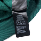 karl kani jeans drop shoulder sweatshirt XS green cotton cropped length