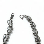 Vintage Silver Bracelet Teardrop Bracelet PT100 SV Platinum Silver