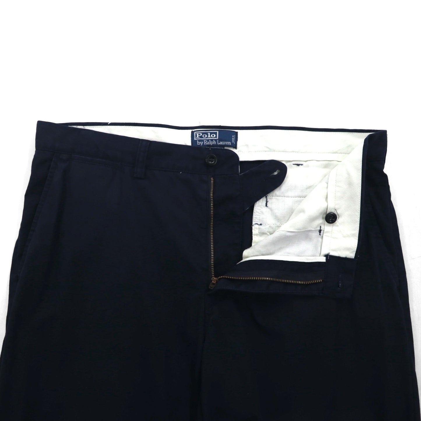 Polo Ralph Lauren 90年代 SUFFIELD PANT チノパンツ ワークパンツ L ネイビー コットン