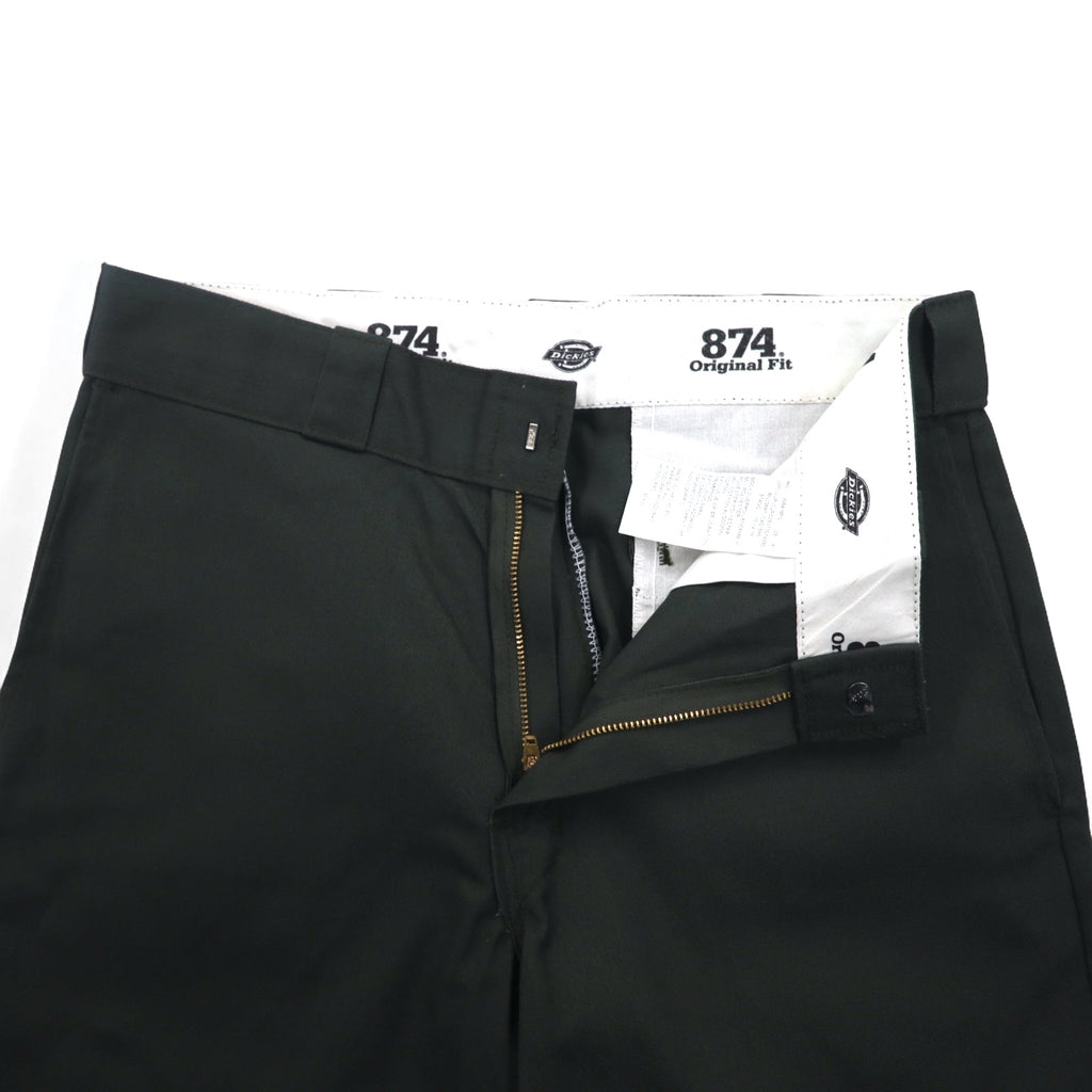 Dickies 874 チノパンツ ワークパンツ M カーキ ポリエステル コットン ホンジュラス製