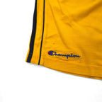 Champion 90s Easy Shorts, Half Pants, XL, Yellow, Blue Embroidered Tag, Basketball
