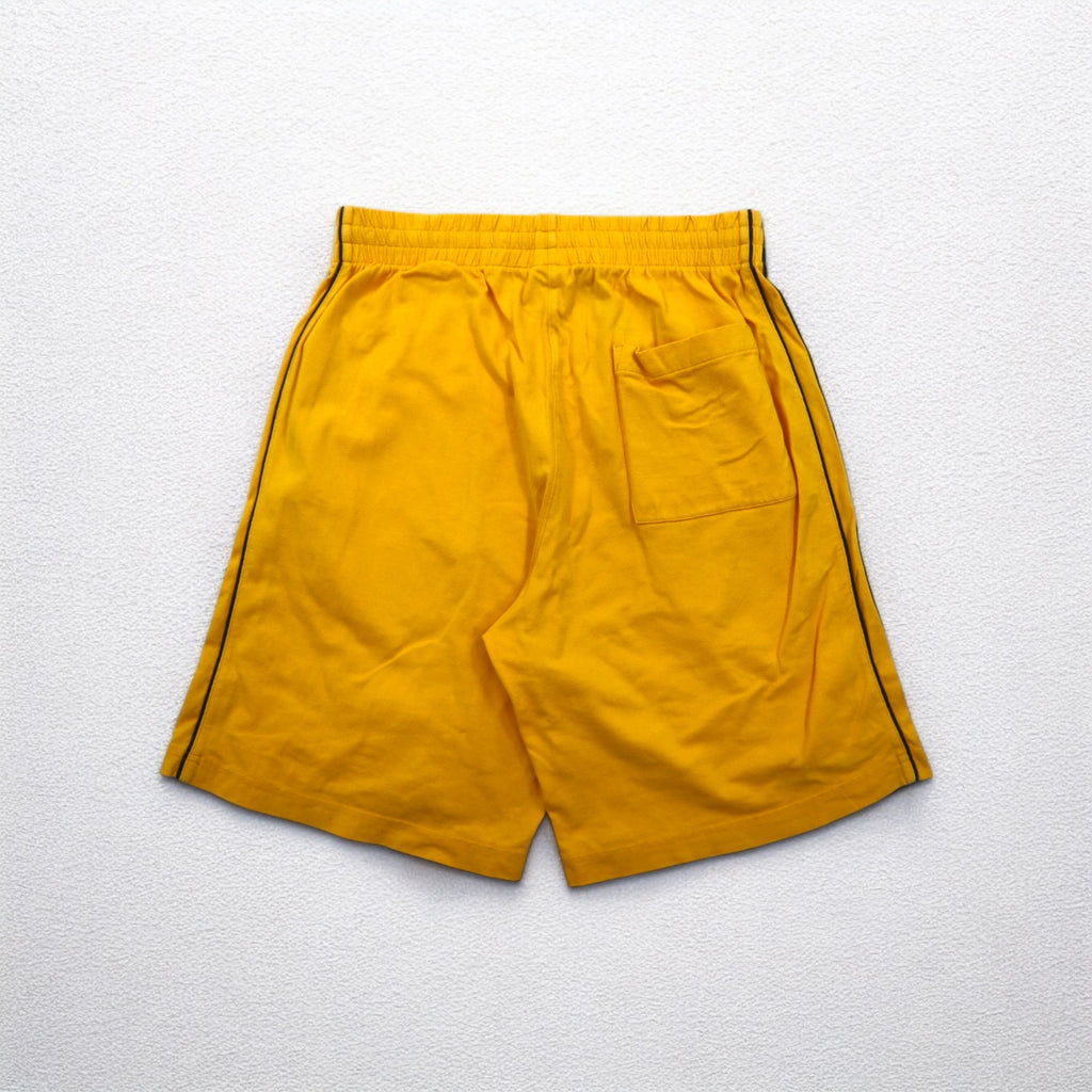 Champion 90s Easy Shorts, Half Pants, XL, Yellow, Blue Embroidered Tag, Basketball