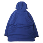 STARTER 90's Half Zip Anorak Parka XL Navy Cotton Boa Liner Big Size