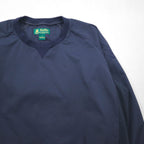 Brooks Brothers Waterproof Pullover Nylon Jacket, Size L, Navy, Side Ribs, St. Andrews Links