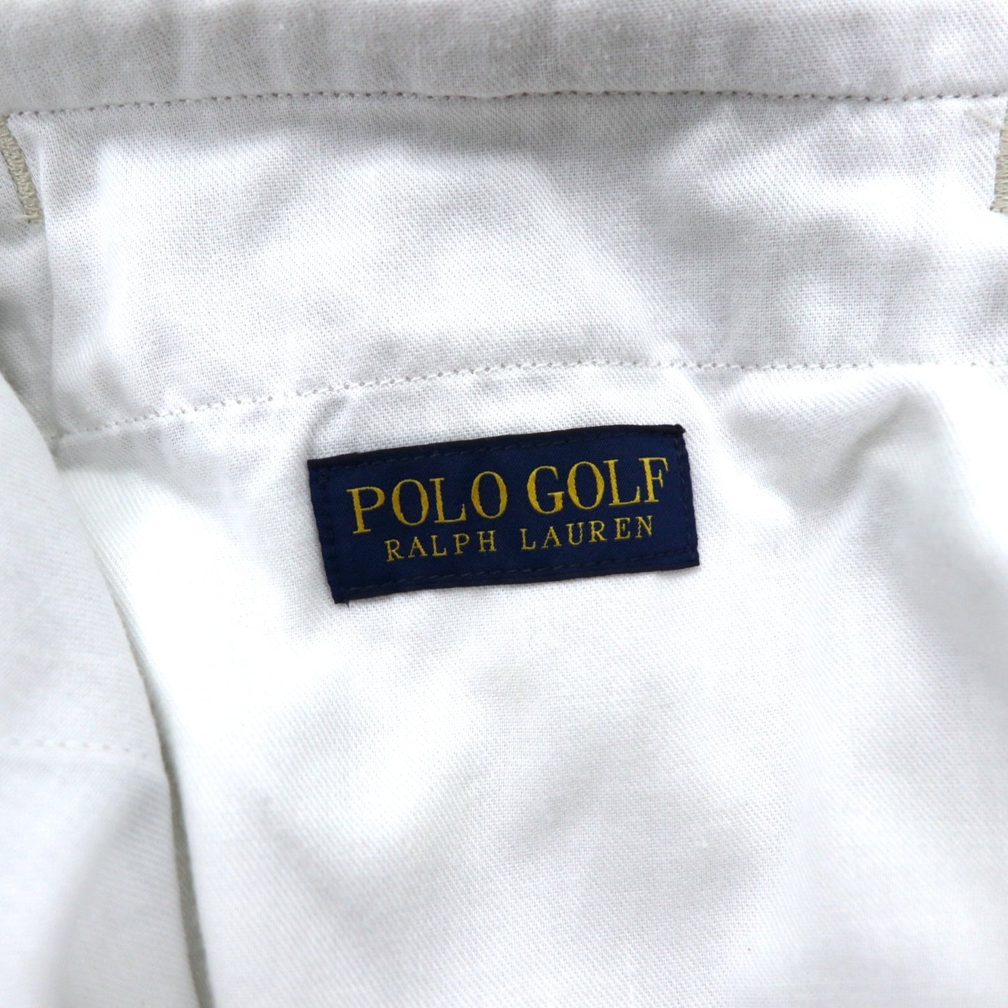 POLO GOLF RALPH  LAUREN ポロチノ ショーツ ハーフパンツ 34 ベージュ コットン ストレッチ COTTON TWILL WITH STRETCH