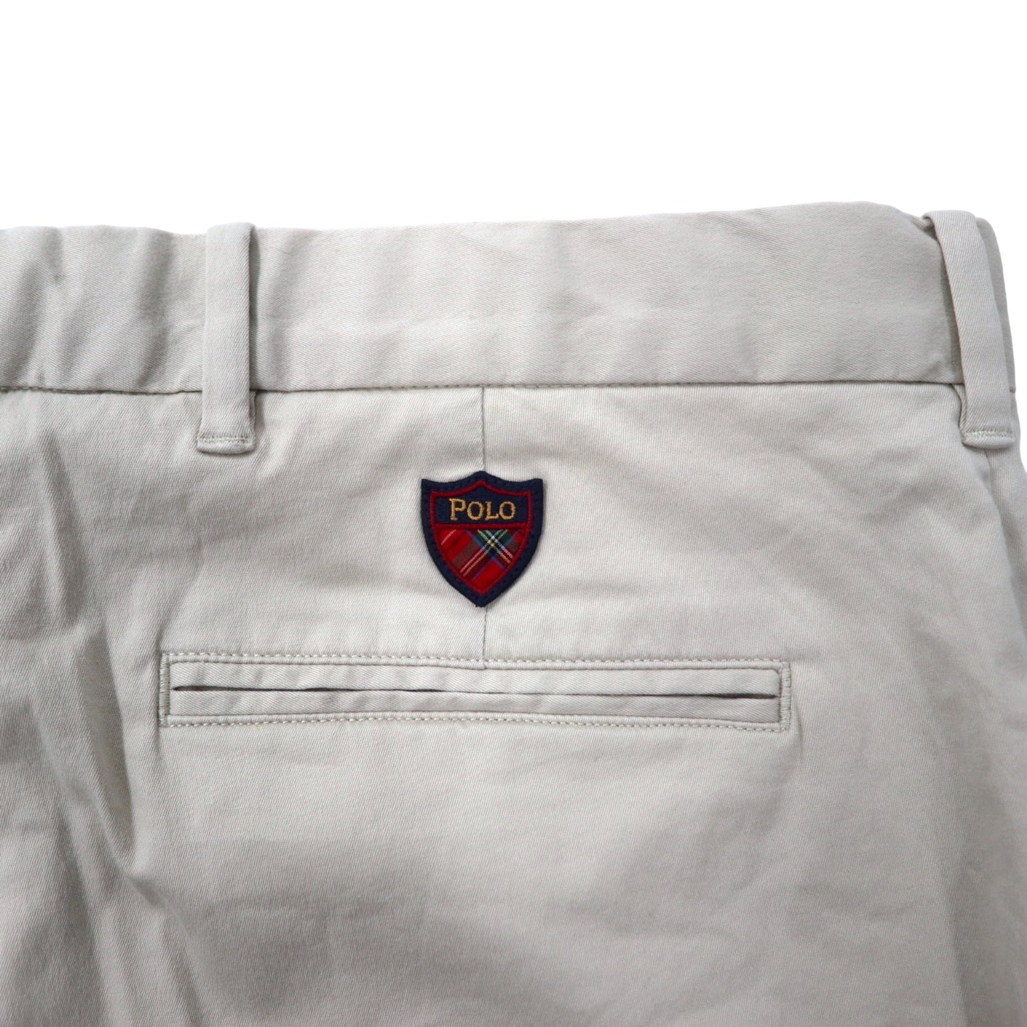 POLO GOLF RALPH  LAUREN ポロチノ ショーツ ハーフパンツ 34 ベージュ コットン ストレッチ COTTON TWILL WITH STRETCH