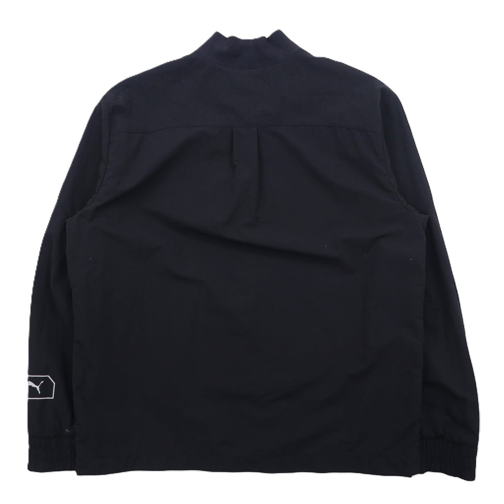 PUMA Woven Jacket Windbreaker L Black Nylon Logo 581075