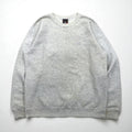 JC PENNEY 90s USA Made Crew Neck Sweatshirt, Size L, Gray, Solid Color, USA Olympic Logo Embroidery