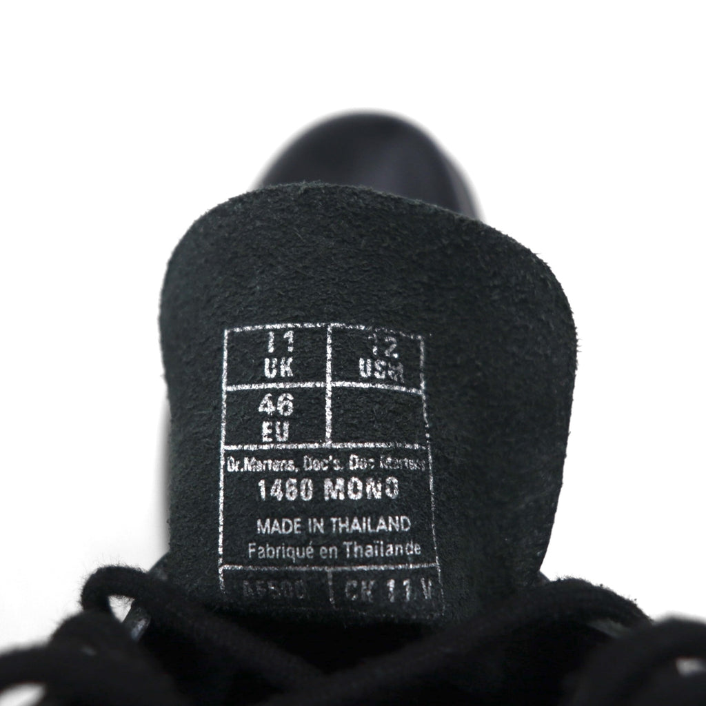 Dr.Martens 8ホールブーツ 1460 MONO 8EYE BOOT ブラックステッチ レースアップブーツ 30cm レザー