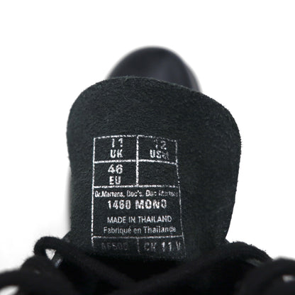 Dr.Martens 8ホールブーツ 1460 MONO 8EYE BOOT ブラックステッチ レースアップブーツ 30cm レザー