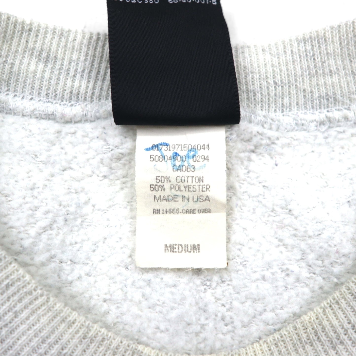 JC PENNEY 90年代 USA製 クルーネック スウェット L グレー 無地 USAオリンピック ワンポイント刺繍