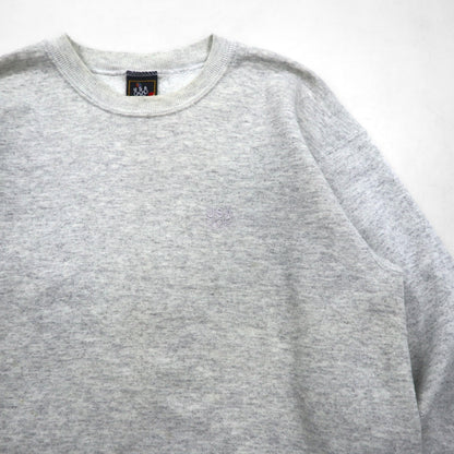 JC PENNEY 90年代 USA製 クルーネック スウェット L グレー 無地 USAオリンピック ワンポイント刺繍