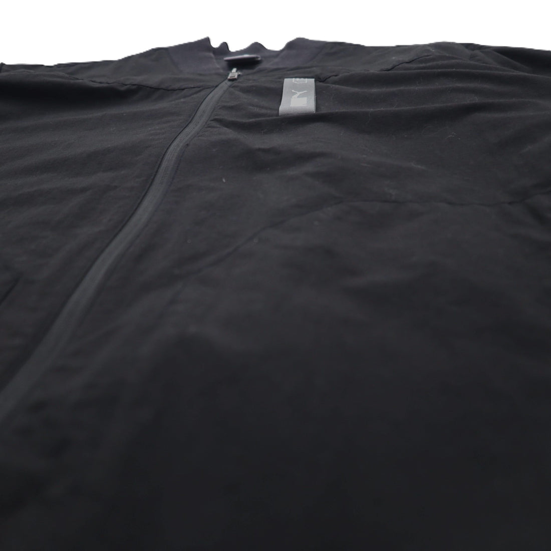 PUMA Woven Jacket Windbreaker L Black Nylon Logo 581075