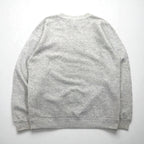 JC PENNEY 90s USA Made Crew Neck Sweatshirt, Size L, Gray, Solid Color, USA Olympic Logo Embroidery