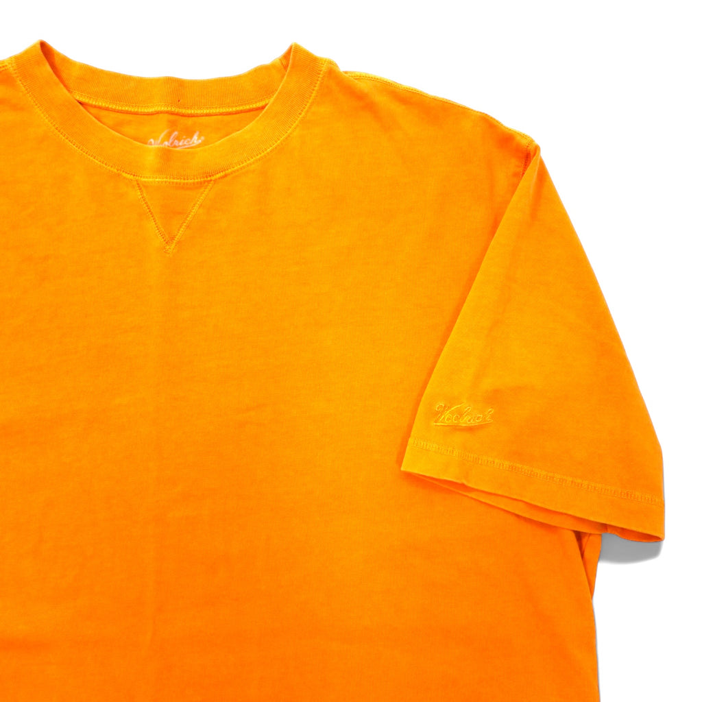 Woolrich ヘビーウェイト Tシャツ XL オレンジ コットン 前V ビッグサイズ