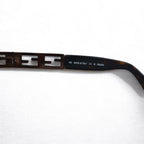 FENDI ヴィンテージ オーバル サングラス 130 メタルフレーム ベッコウ ズッカ FS175 CAFE イタリア製