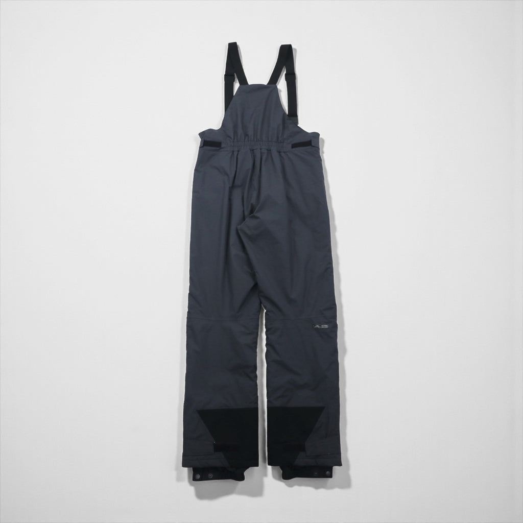Columbia TITANIUM スノービブパンツ サロペット 防水 オーバーオール L グレー 中綿 スキー スノーボード ウェア EM8025