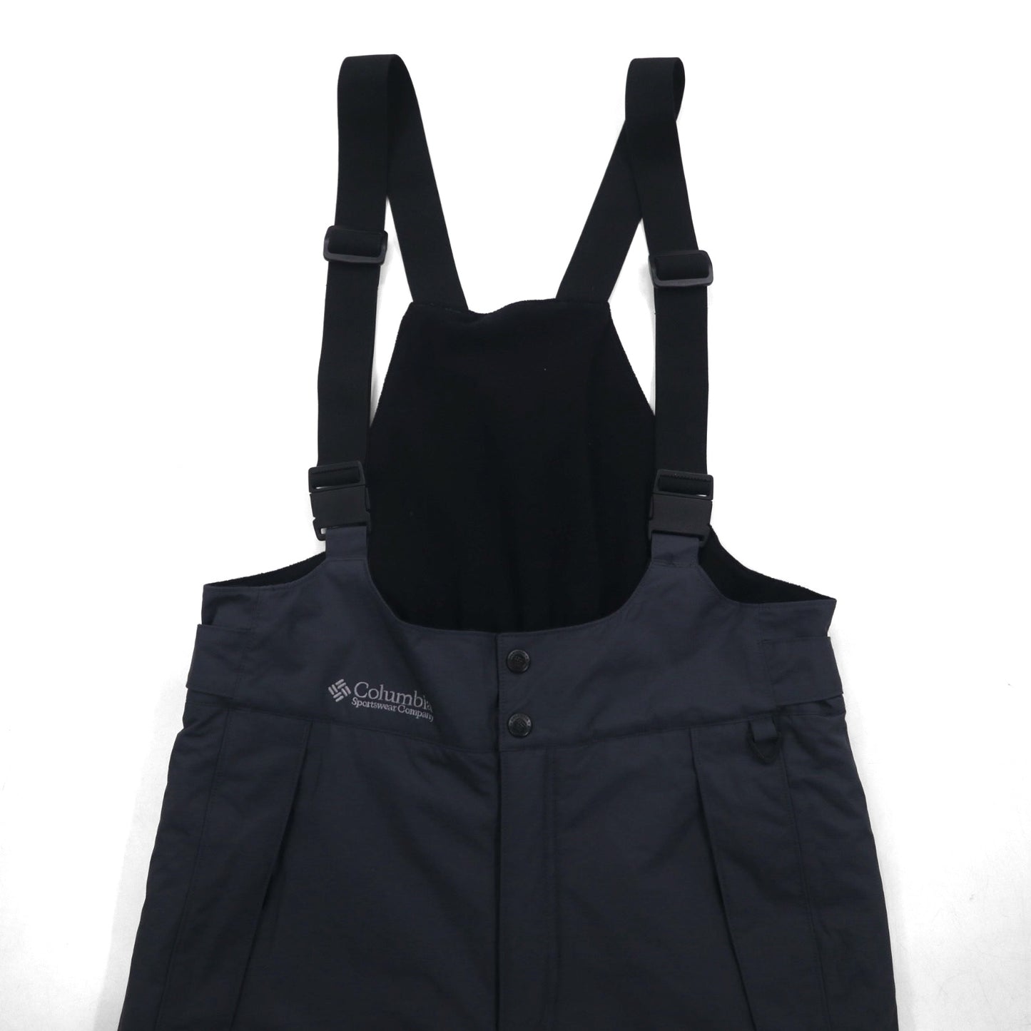 Columbia TITANIUM スノービブパンツ サロペット 防水 オーバーオール L グレー 中綿 スキー スノーボード ウェア EM8025