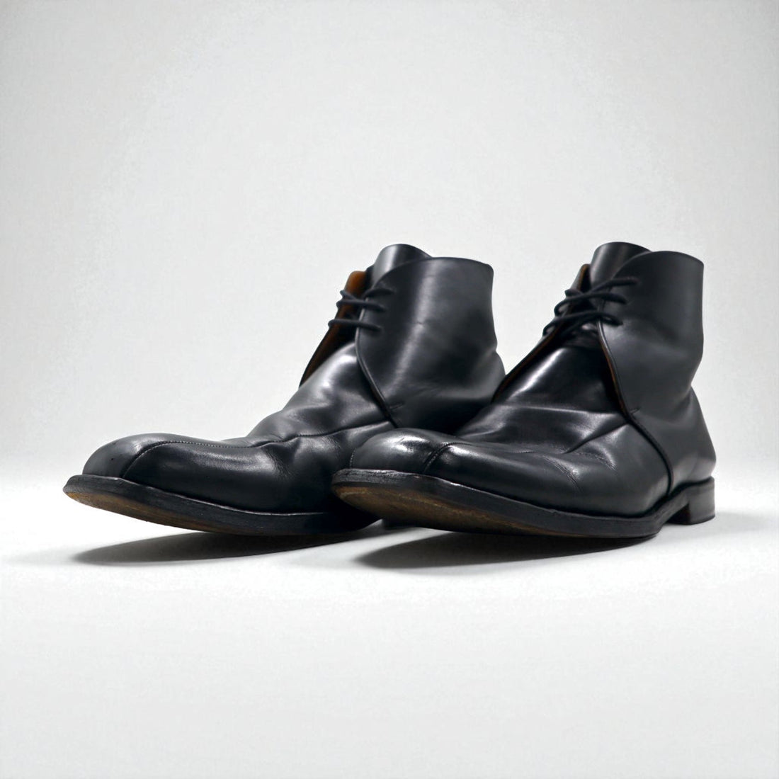 Paul Smith Chukka Boots, Size 26cm, Black Leather, 663221