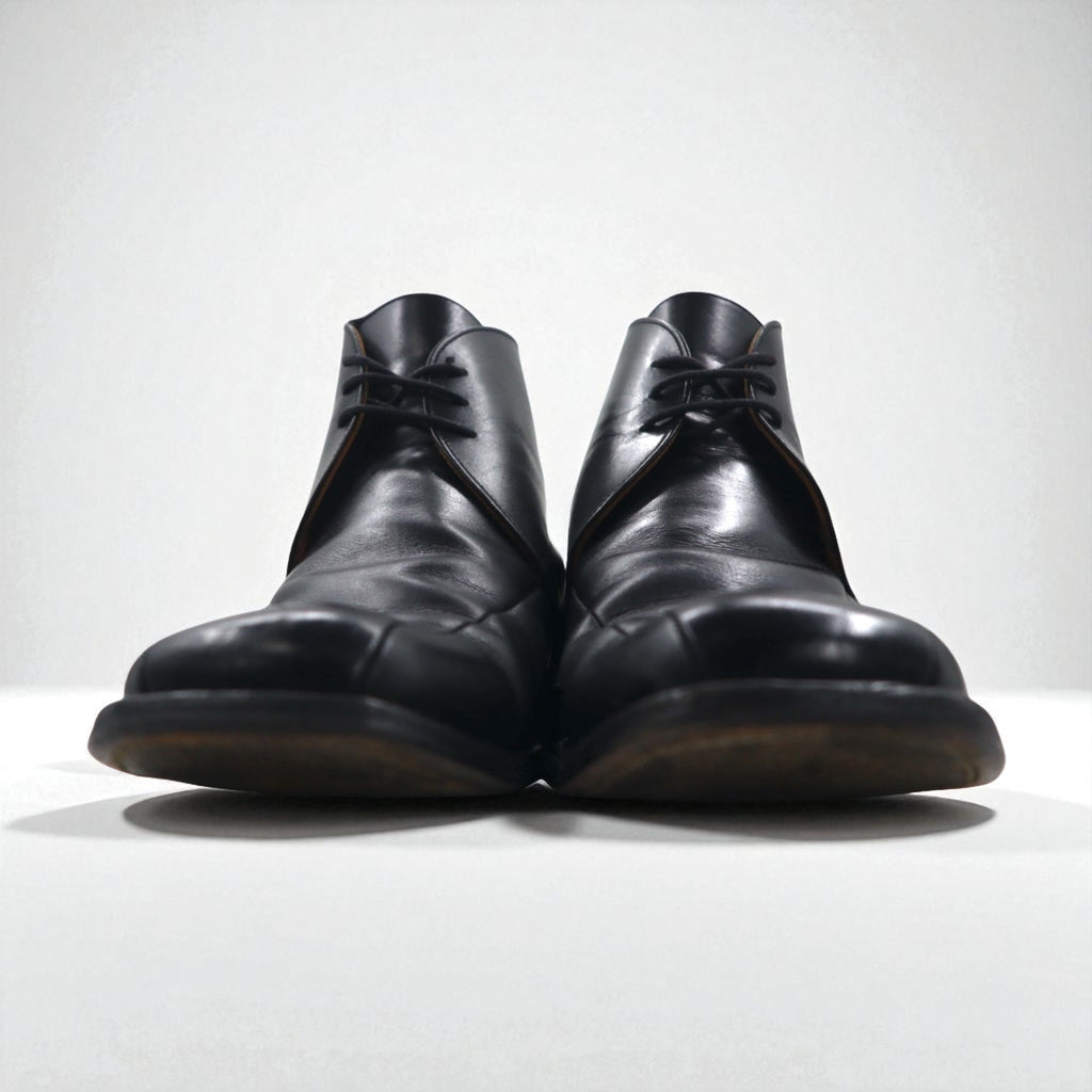 Paul Smith Chukka Boots, Size 26cm, Black Leather, 663221