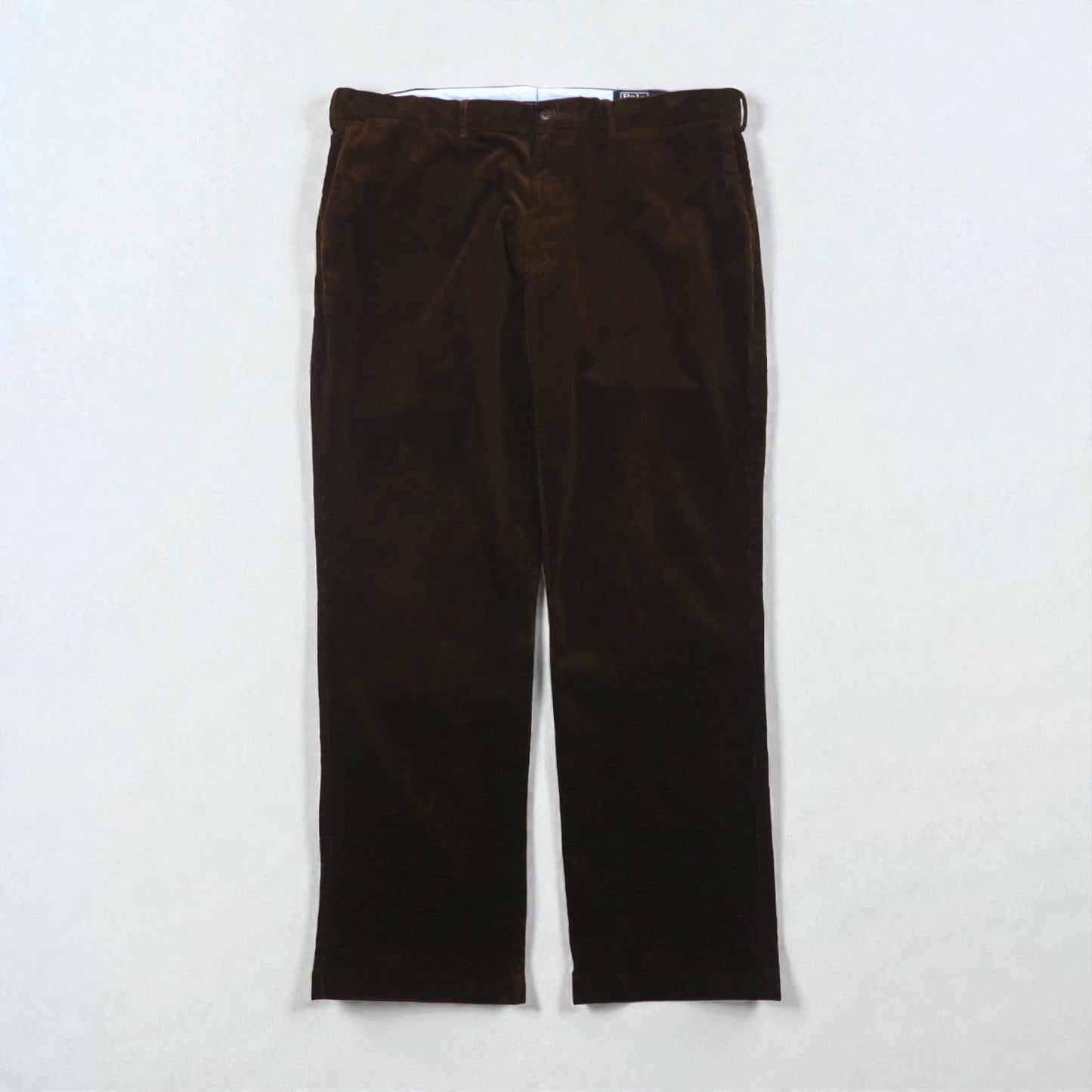 Polo Ralph Lauren コーデュロイ チノパンツ スラックス 2XL ブラウン CLASSIC FIT ダブルカフス