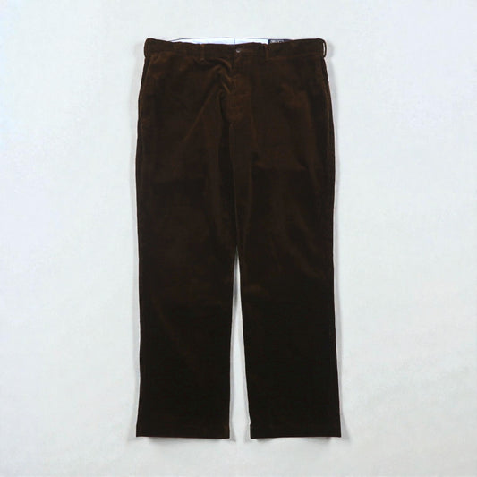 Polo Ralph Lauren コーデュロイ チノパンツ スラックス 2XL ブラウン CLASSIC FIT ダブルカフス