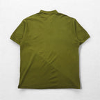 Patagonia Organic Cotton Polo Shirt 2XL Khaki Pique Single Point Logo Embroidery 52822